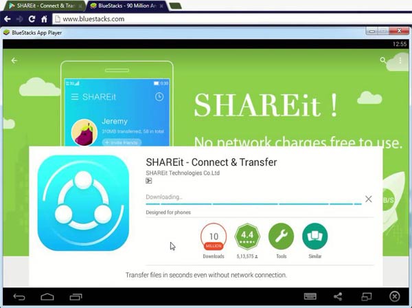 shareit apk download for pc windows 10